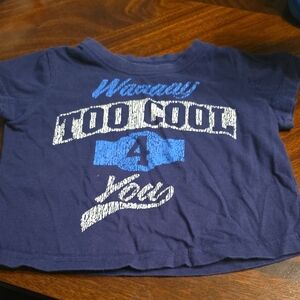 First Impressions Blue and White Graphic Tee